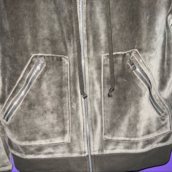 Banana Republic Women's Velour Hoodie jacket - Picture 3 of 5